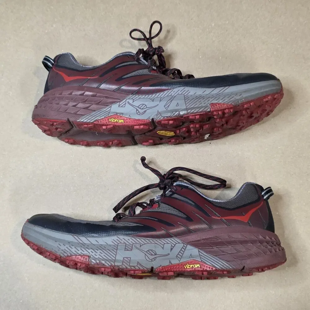 Hoka One SPEEDGOAT 3 Men's Charcoal Trail Running Shoes 1099733 PPRT Size 11.5